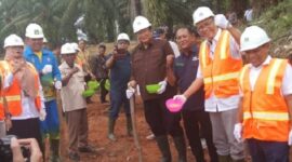 Acara Tasyakuran Tanam Perdana Serentak Program PSR dan Padi Gogo di Kecamatan Laut Tador Kabupaten Batubara, Sumatera Utara (Sumut). (Dok. Paya Pinang Group)